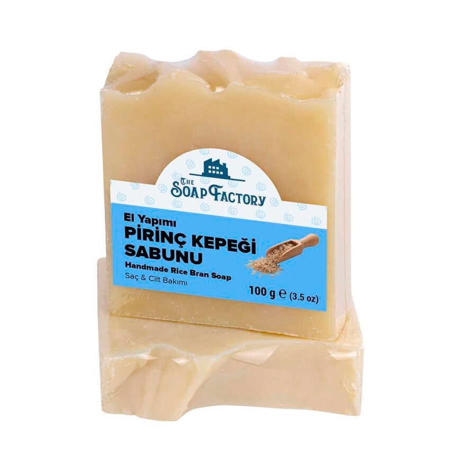 The Soap Factory İpek Seri El Yapımı Pirinç Kepeği Sabunu 100 g 
