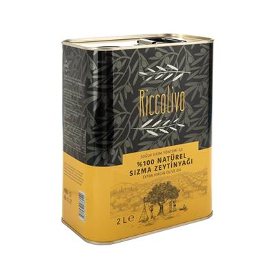 Riccolivo Premium Natürel Sızma Zeytinyağı 2 L Teneke