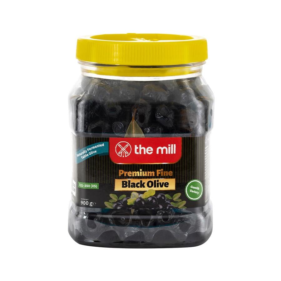 The Mill Doğal Fermente Siyah Zeytin 900 g PET Kavanoz - XS