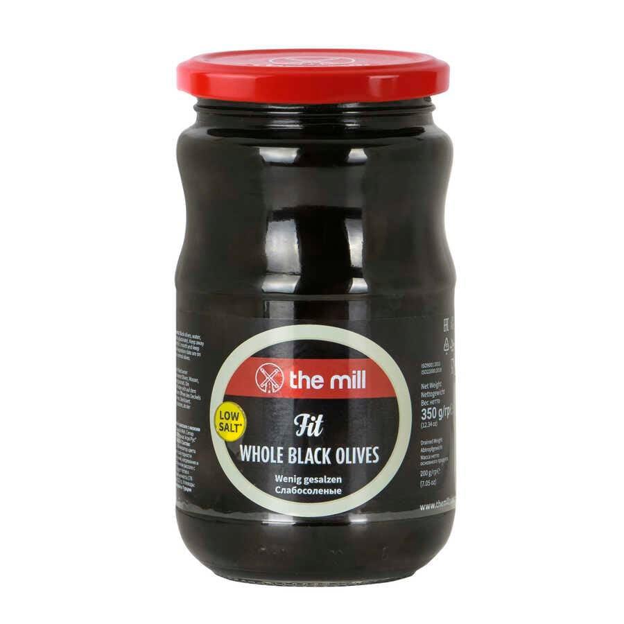The Mill Fit Siyah Zeytin 350 gr Cam Kavanoz 