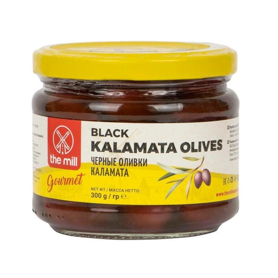 The Mill Gurme Siyah Kalamata Zeytin 300 gr Cam Kavanoz 