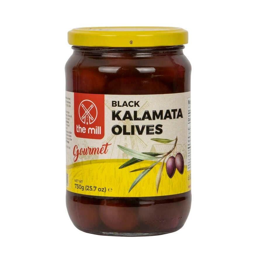 The Mill Gurme Siyah Kalamata Zeytin 730 gr Cam Kavanoz 
