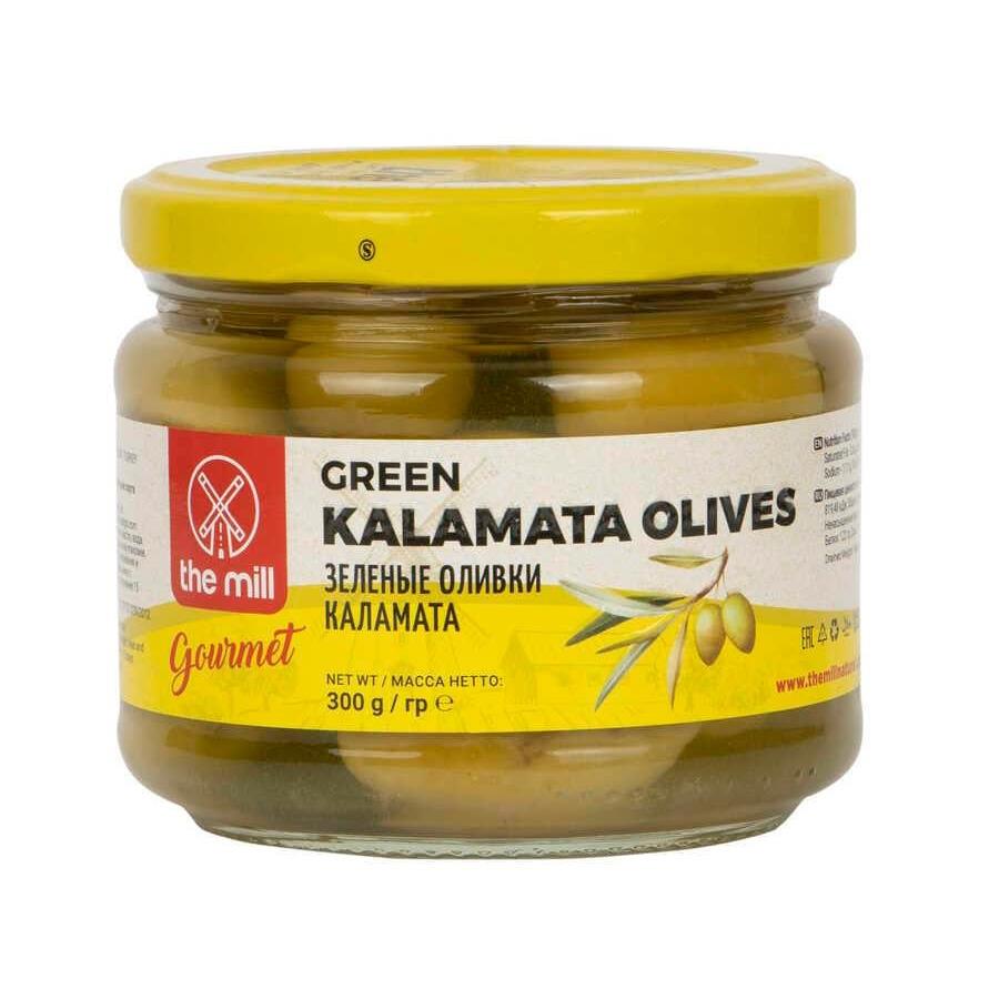 The Mill Gurme Yeşil Kalamata Zeytin 300 gr Cam Kavanoz 