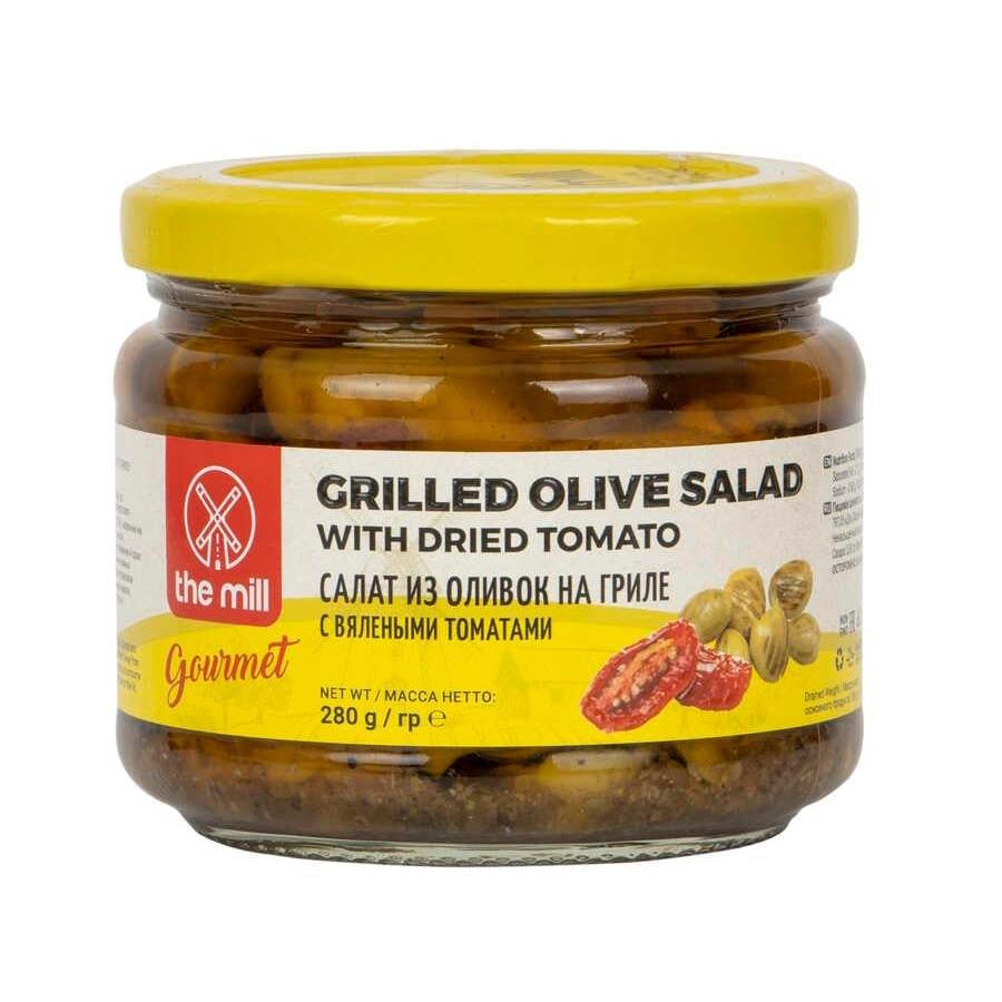 The Mill Izgara Zeytin Salatası 280 gr Cam Kavanoz - Kurutulmuş Domatesli