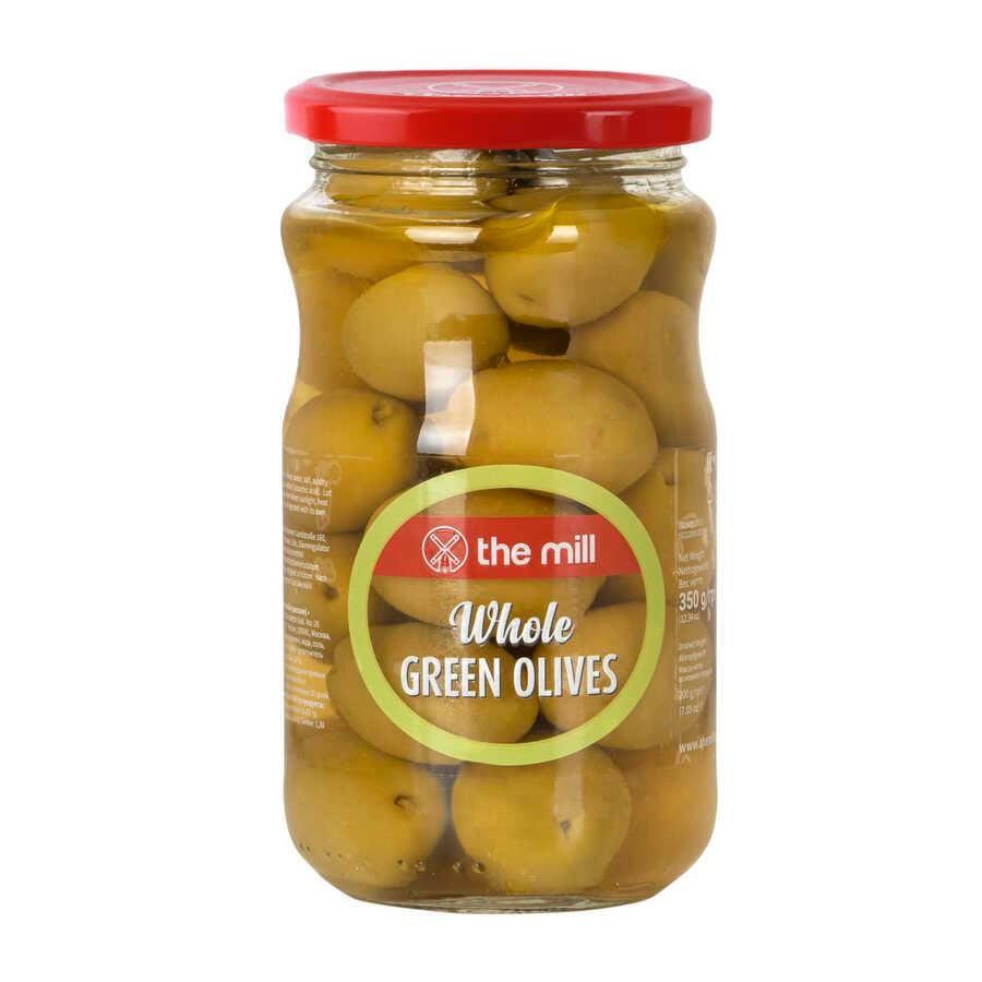 The Mill Kokteyl Yeşil Zeytin 350 gr Cam Kavanoz 