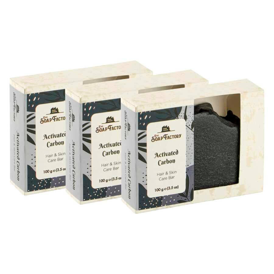 The Soap Factory Artizan Seri Kömür Sabunu 100 g x 3 Adet 