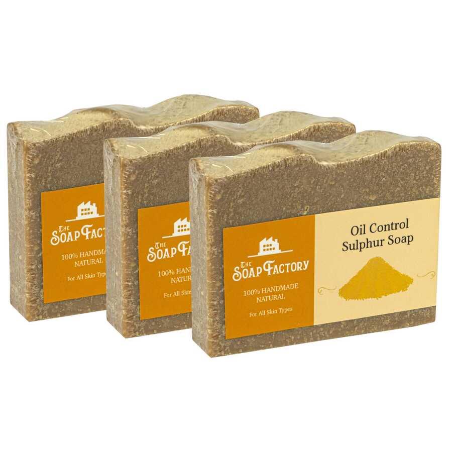 The Soap Factory Artizan Seri Kükürt Sabunu 110 g x 3 Adet (Toplam 330 g)
