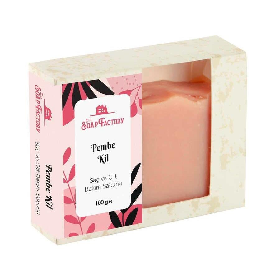 The Soap Factory Artizan Seri Pembe Kil Sabunu 100 g 
