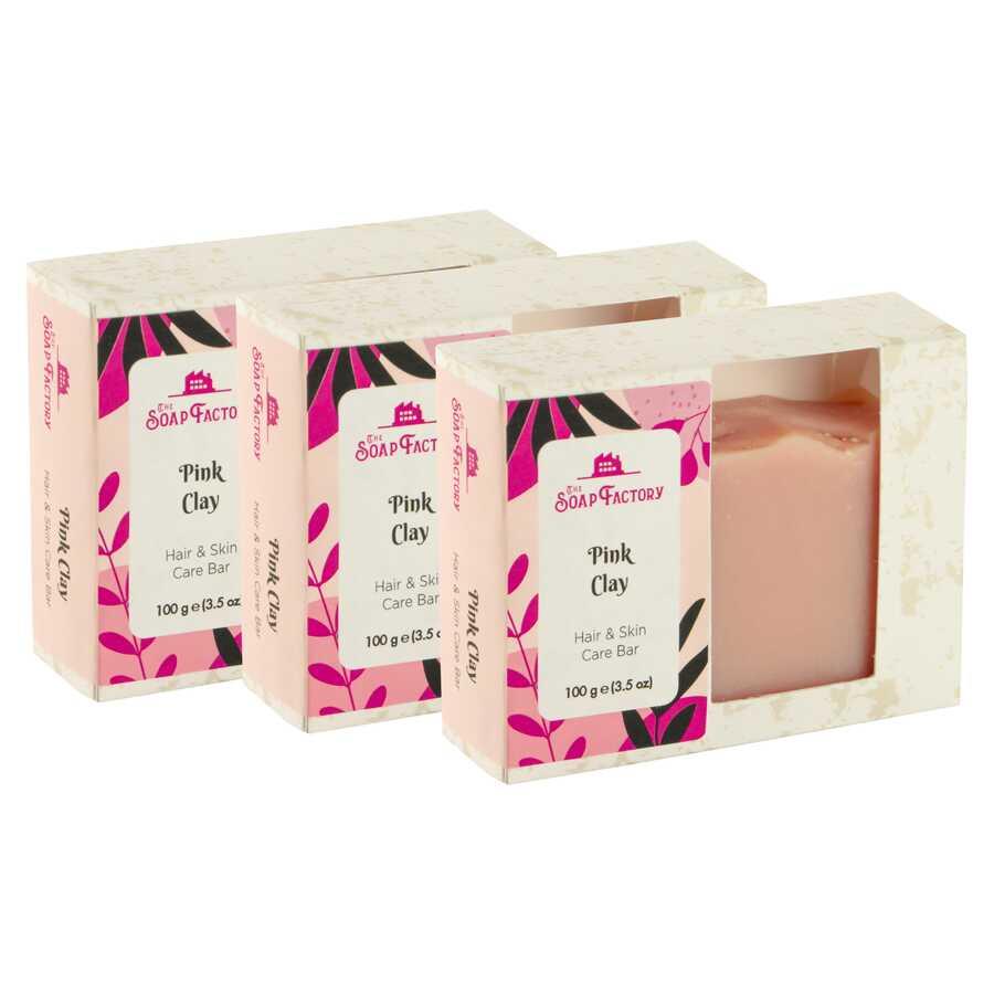 The Soap Factory Artizan Seri Pembe Kil Sabunu 100 g x 3 Adet