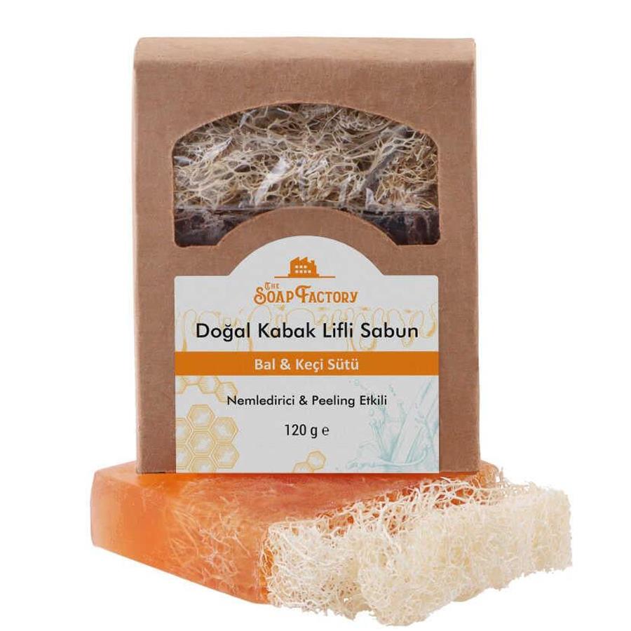 The Soap Factory Doğal Kabak Lifi Bal-Keçi Sütü Sabunu 120 g 