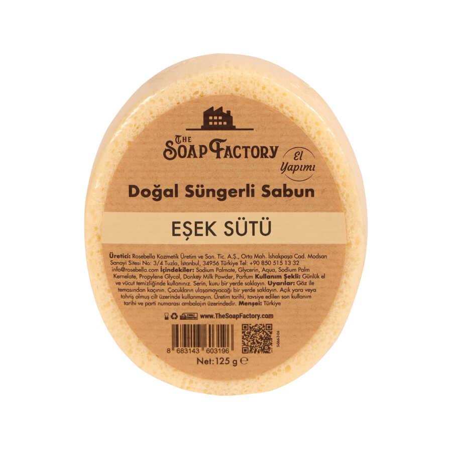 The Soap Factory Doğal Süngerli Eşek Sütü Sabunu 125 g