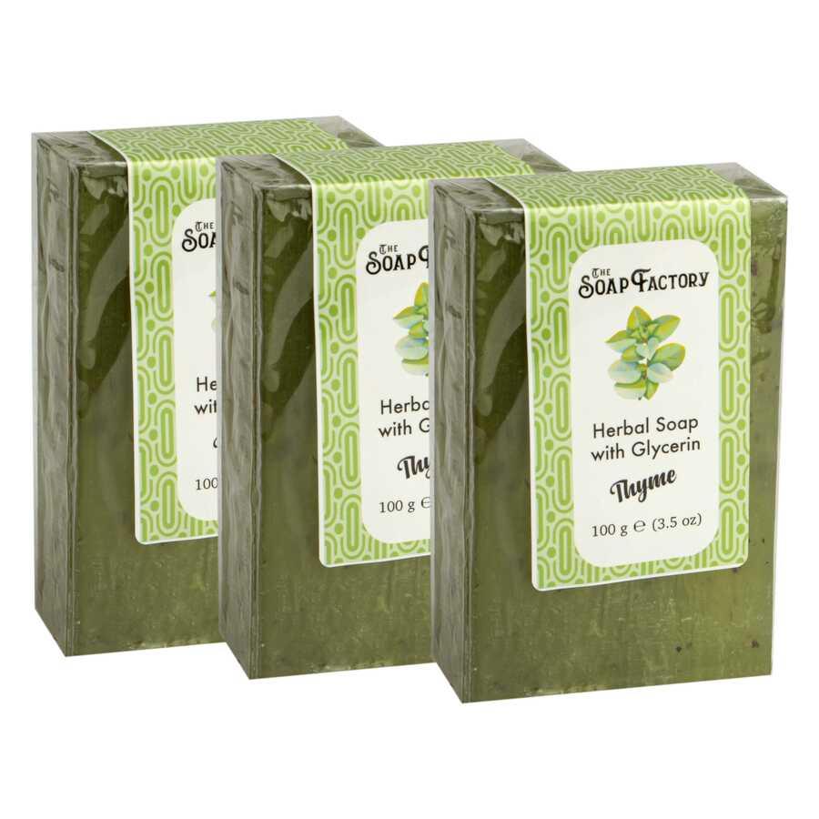 The Soap Factory Gliserinli Kekik Sabunu 100 g x 3 Adet (Toplam 300 g) 