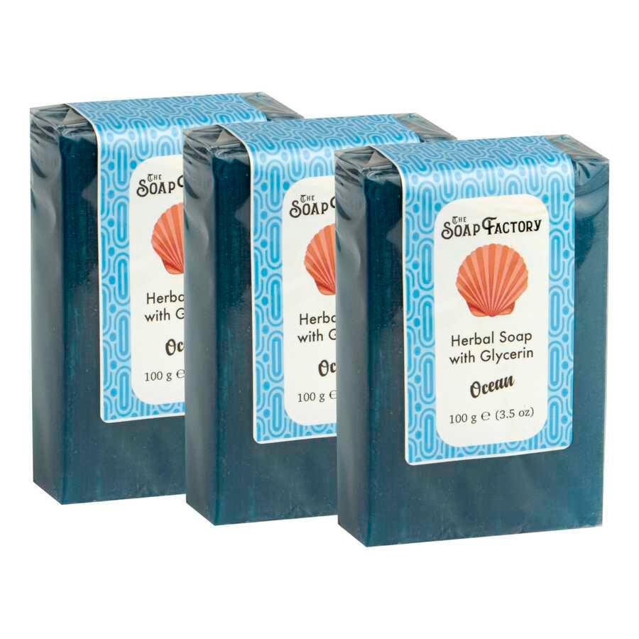The Soap Factory Gliserinli Okyanus Sabunu 100 g x 3 Adet (Toplam 300 g)