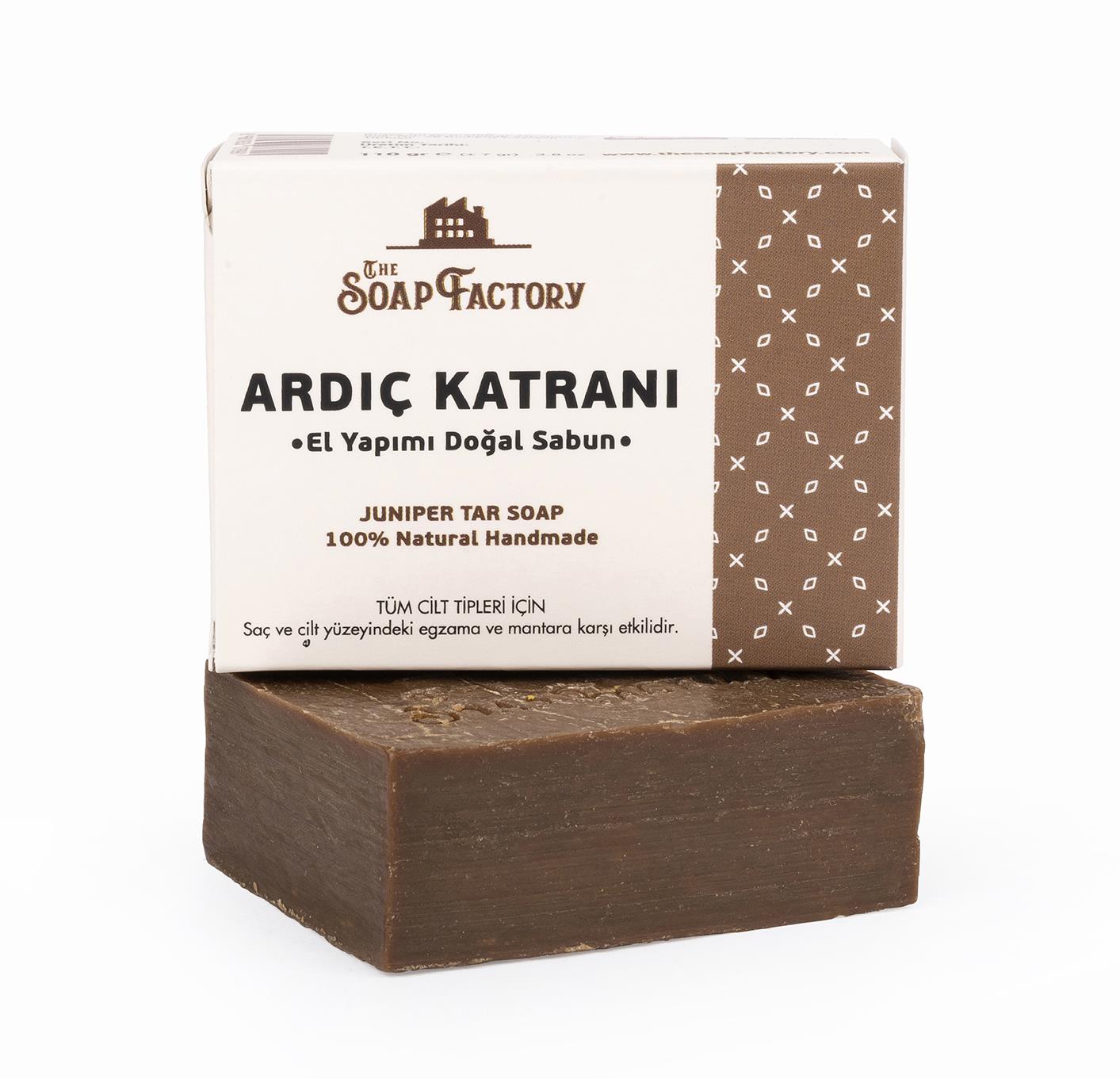 The Soap Factory Klasik Seri El Yapımı Ardıç Katranı Sabunu 110 g 