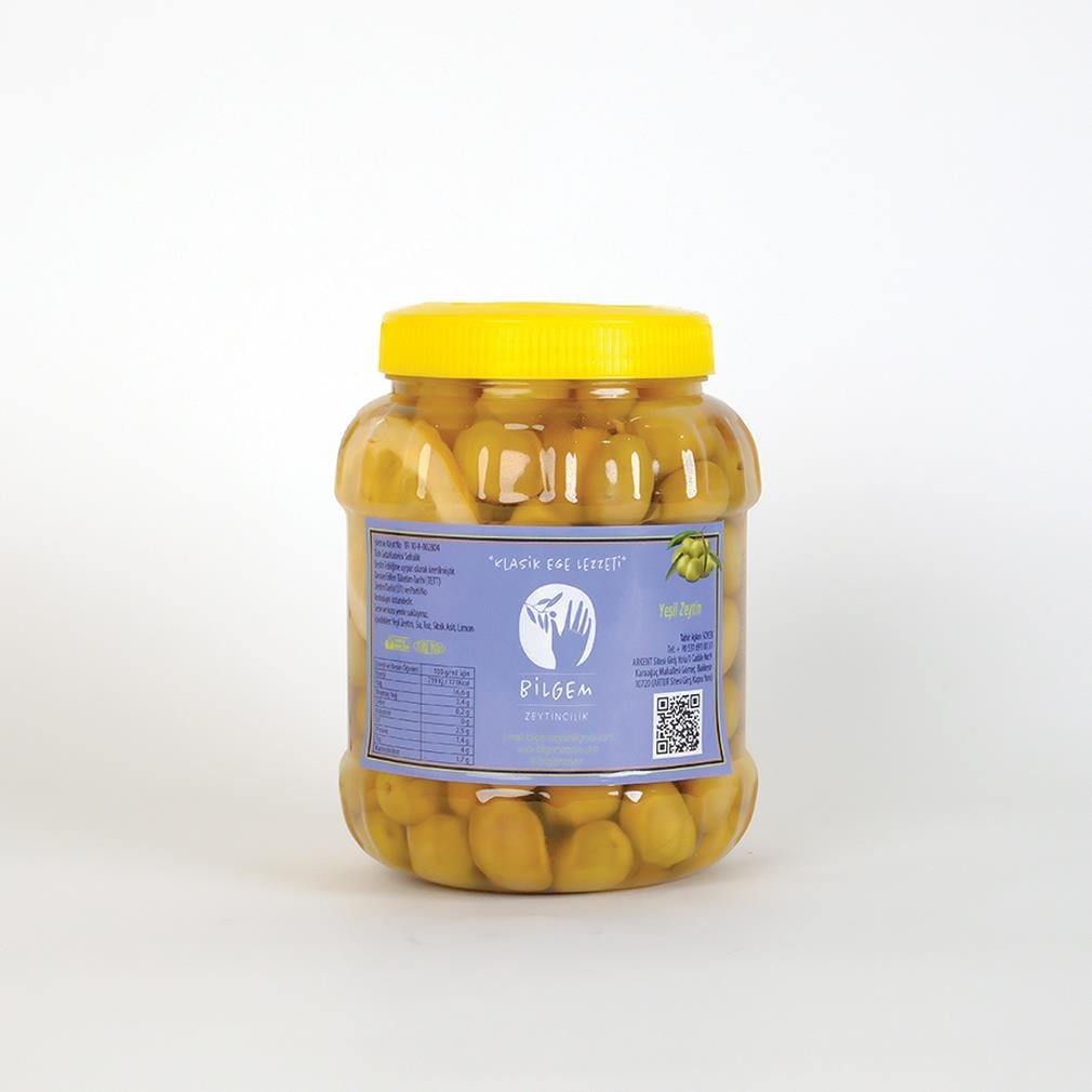 Domat Yeşil Kırma Zeytin (170-200) 1 Kg