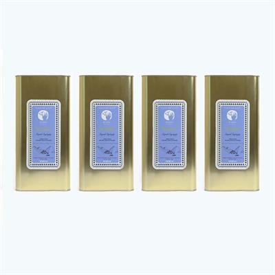 Kaan - Organik Erken Hasat Naturel Sızma Zeytinyağı 4x5 lt (4'lü Paket)