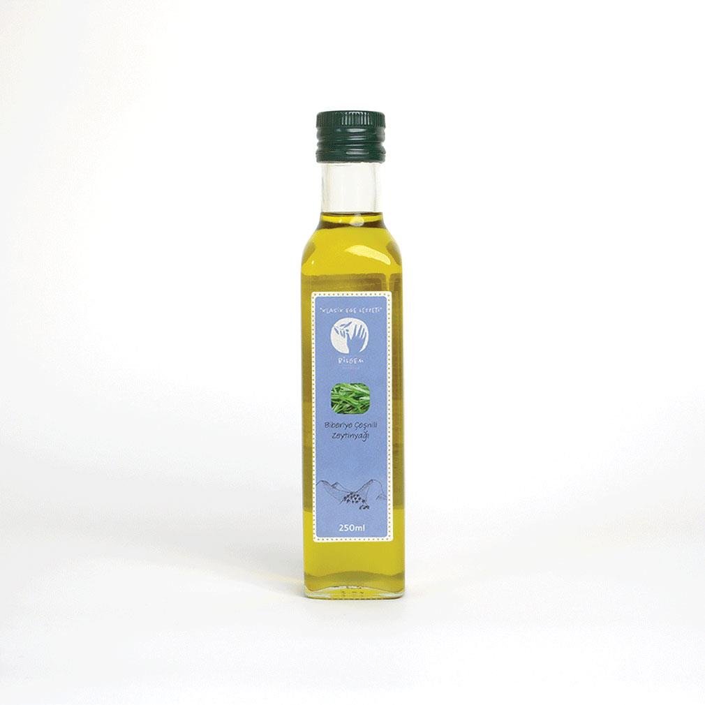 Bilgem Biberiye Çeşnili Zeytinyağı 250 ml
