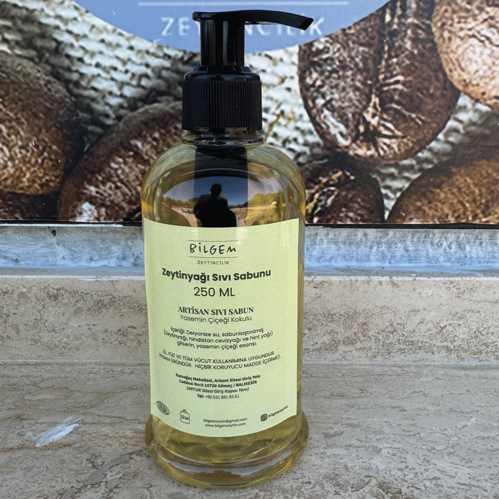 Bilgem Zeytin - Yasemin Çiçeği Kokulu Zeytinyağlı Sıvı Sabun 250 ml