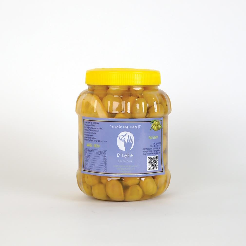 Domat Yeşil Kırma Zeytin (170-200) 1 Kg