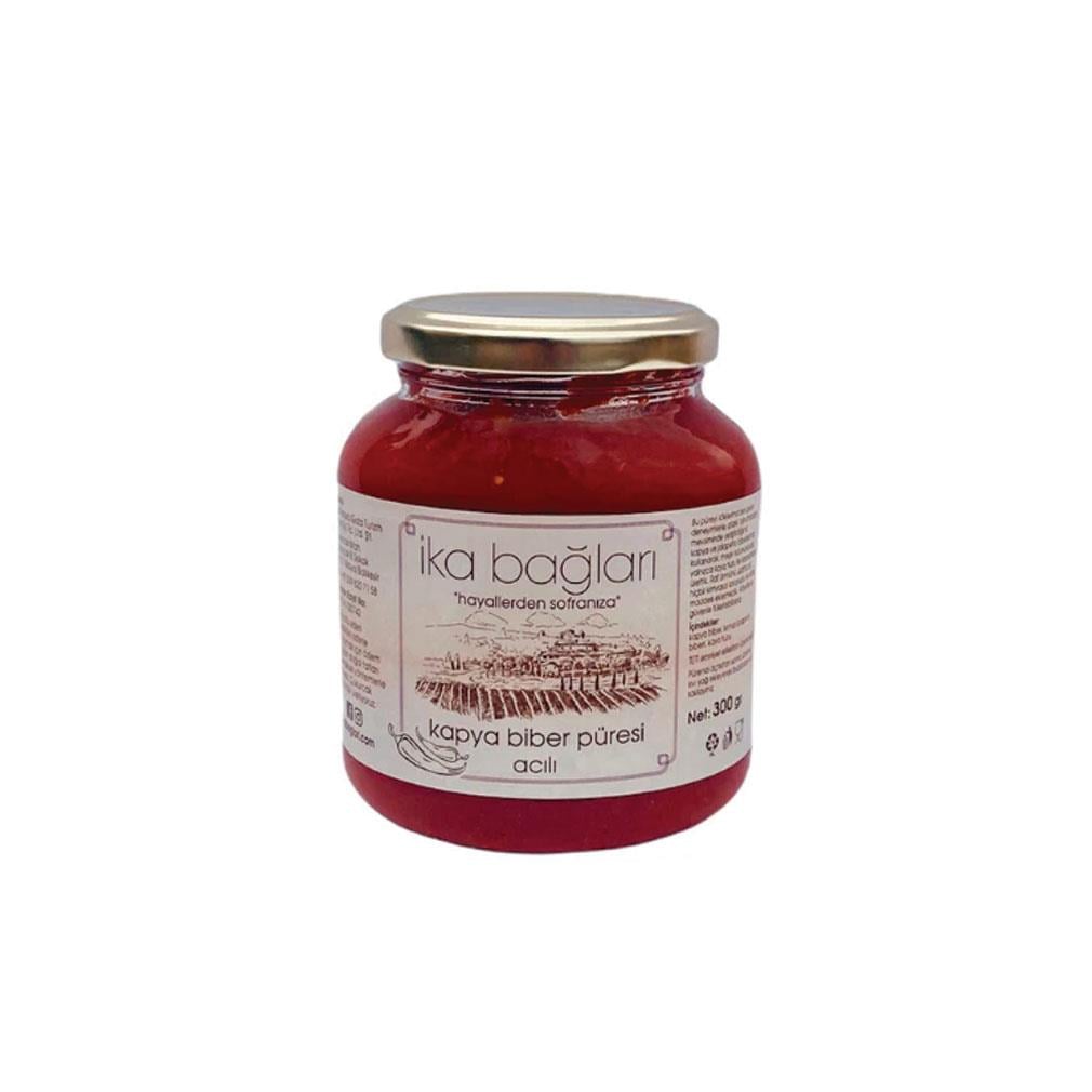 İka Bağları - Acılı Kapya Biber Püresi (Net 300 gr)