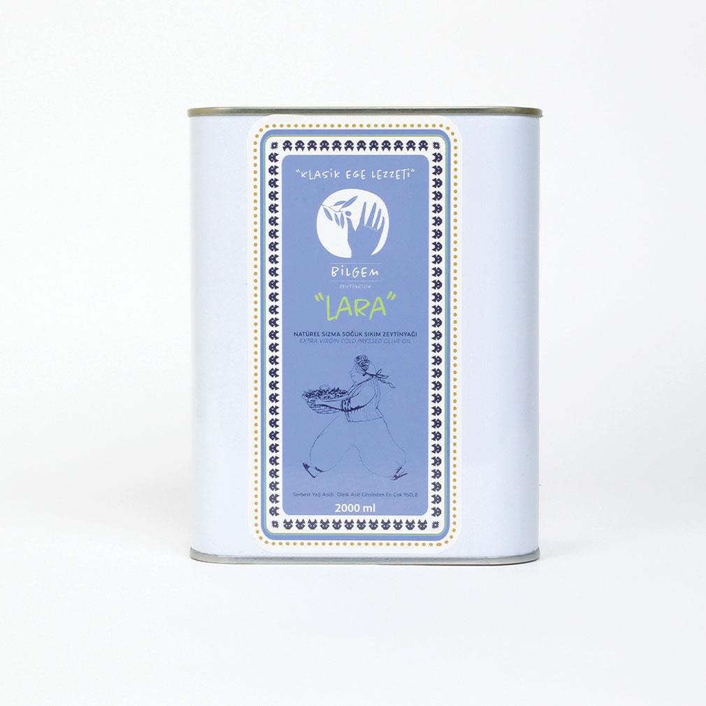 Lara - Erken Hasat Naturel Sızma Zeytinyağı - 2 Lt