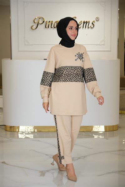 LEOPARLI TAŞLI TAKIM