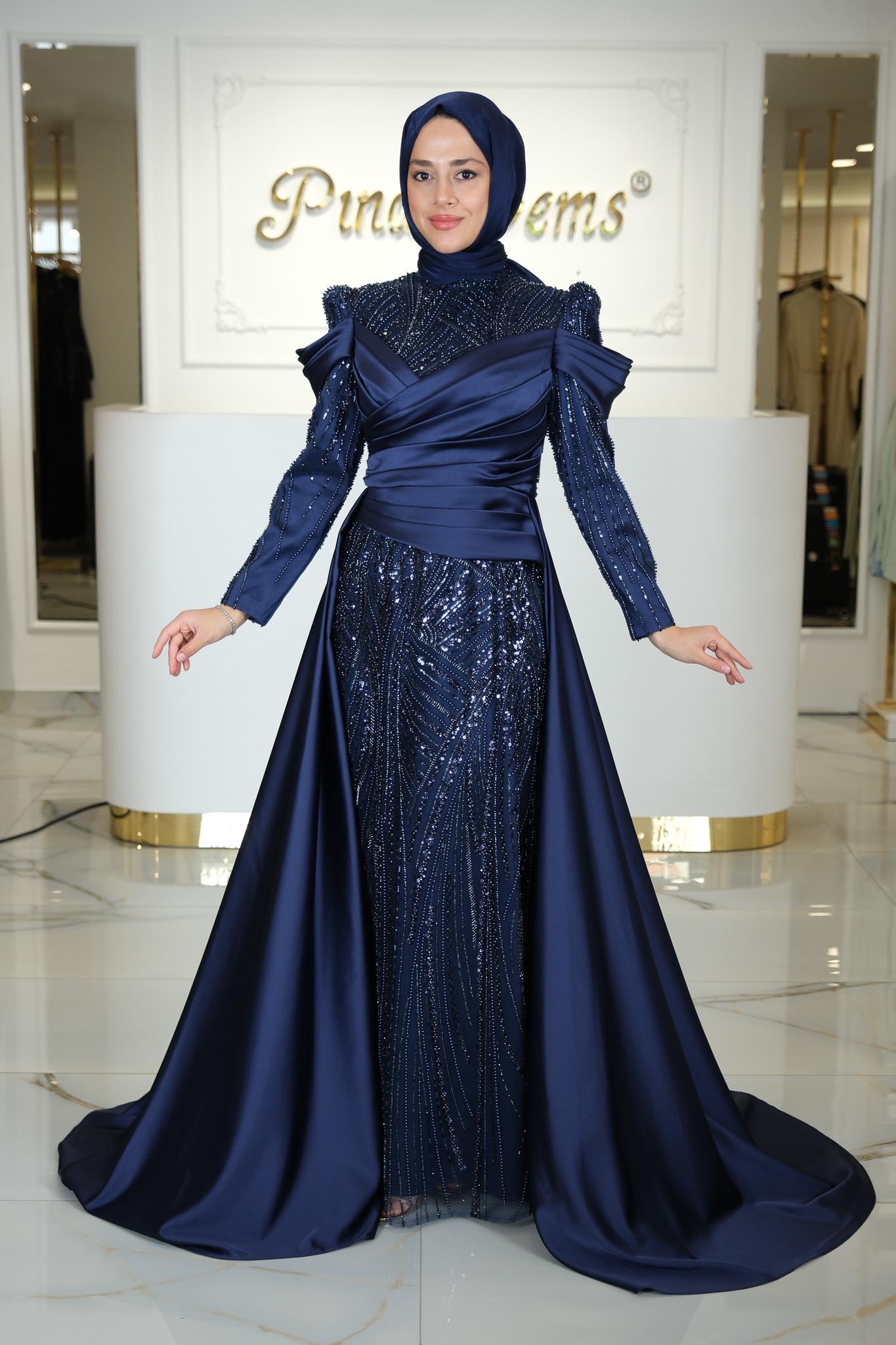 HANDAN ABİYE LACİVERT