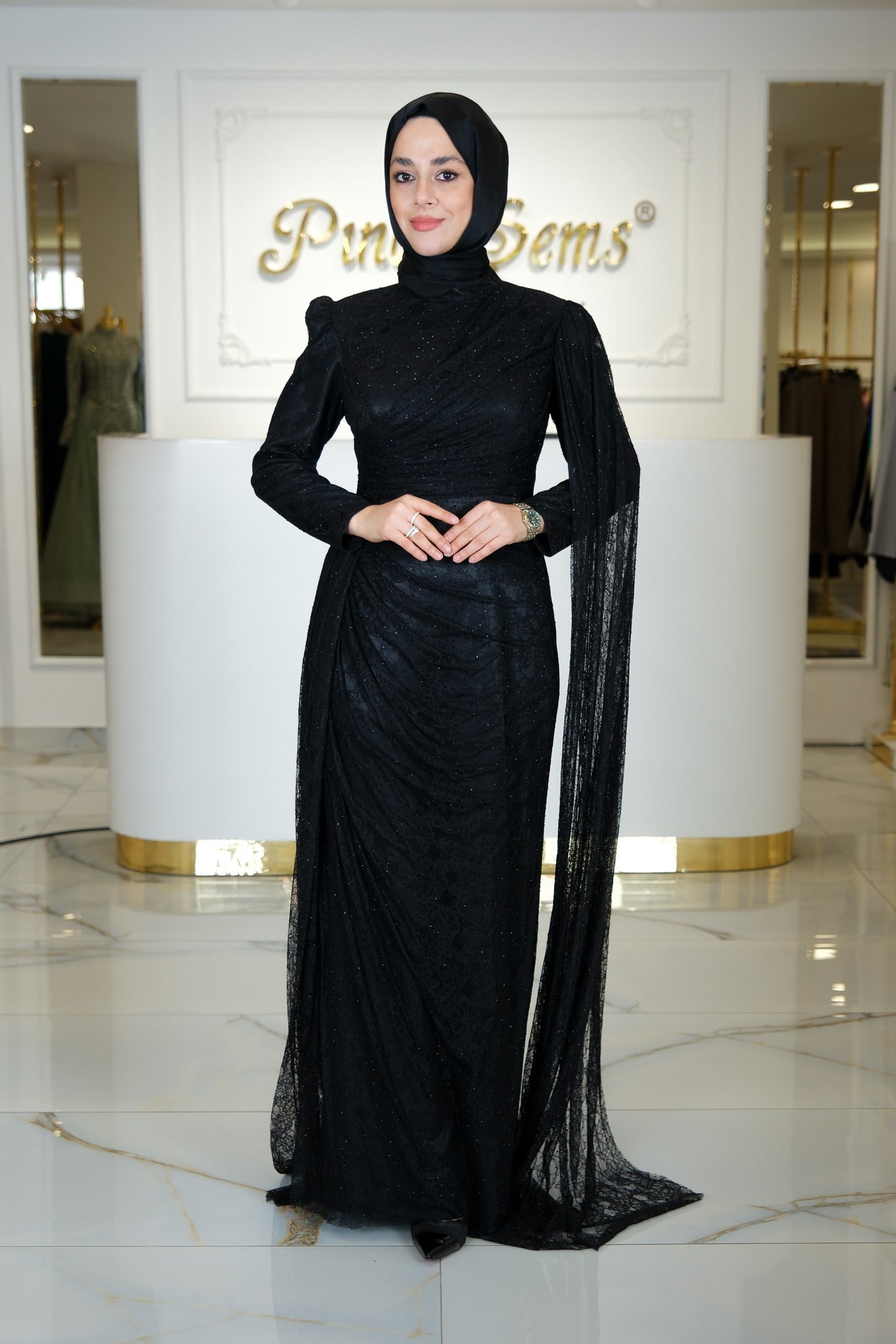 ÖZDİL ABİYE SİYAH