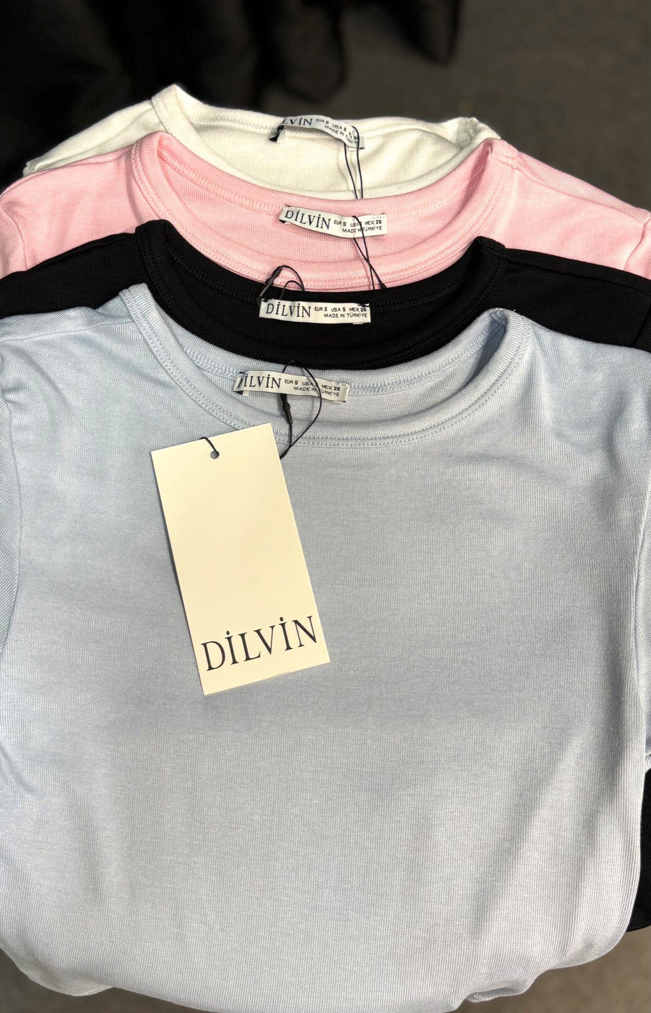 DİLVİN MODAL CROP SİYAH