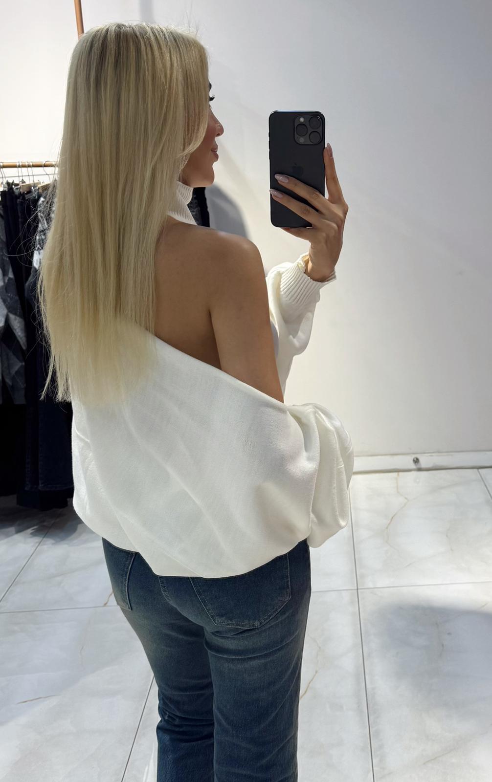 EKRU BOLERO DETAYLI TRİKO TAKIM