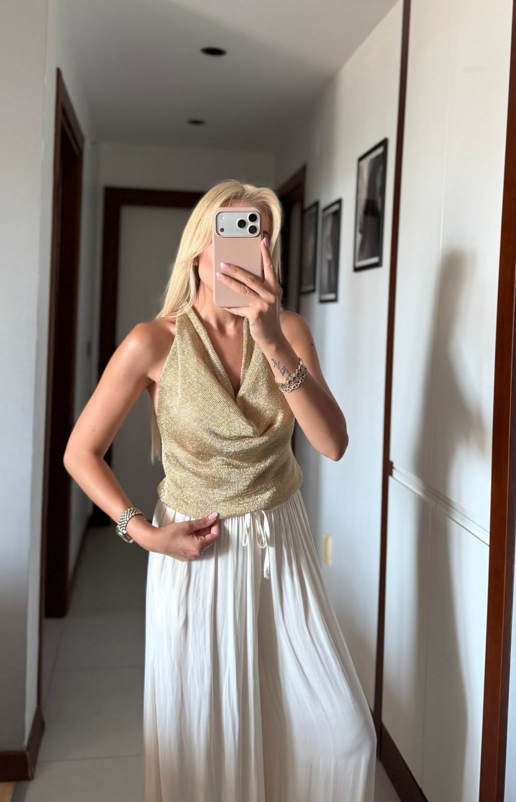 GOLD SİMLİ DEGAJE TRİKO