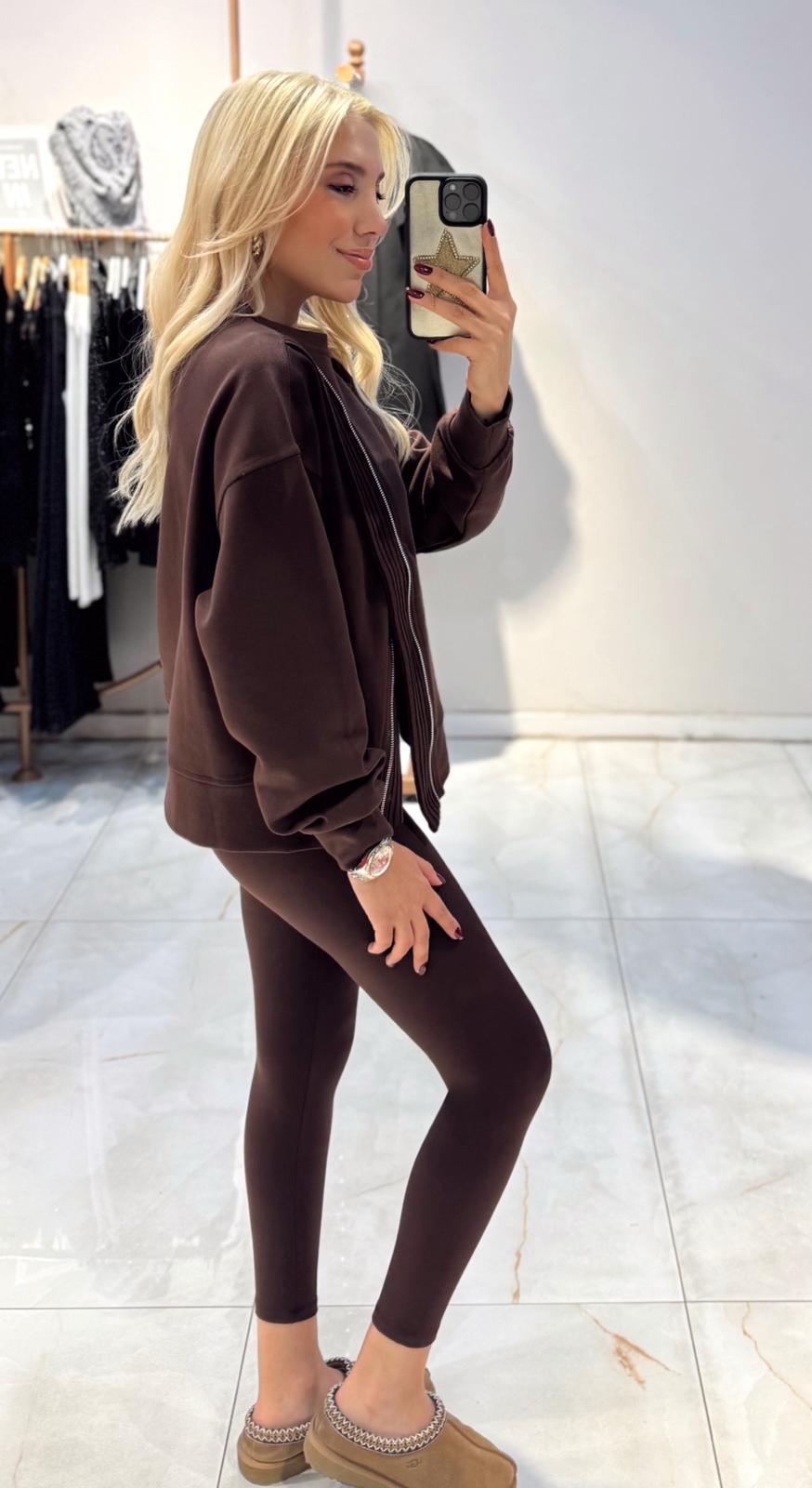 KAHVE MARKA MODEL İPKYL SWEATSHİRT