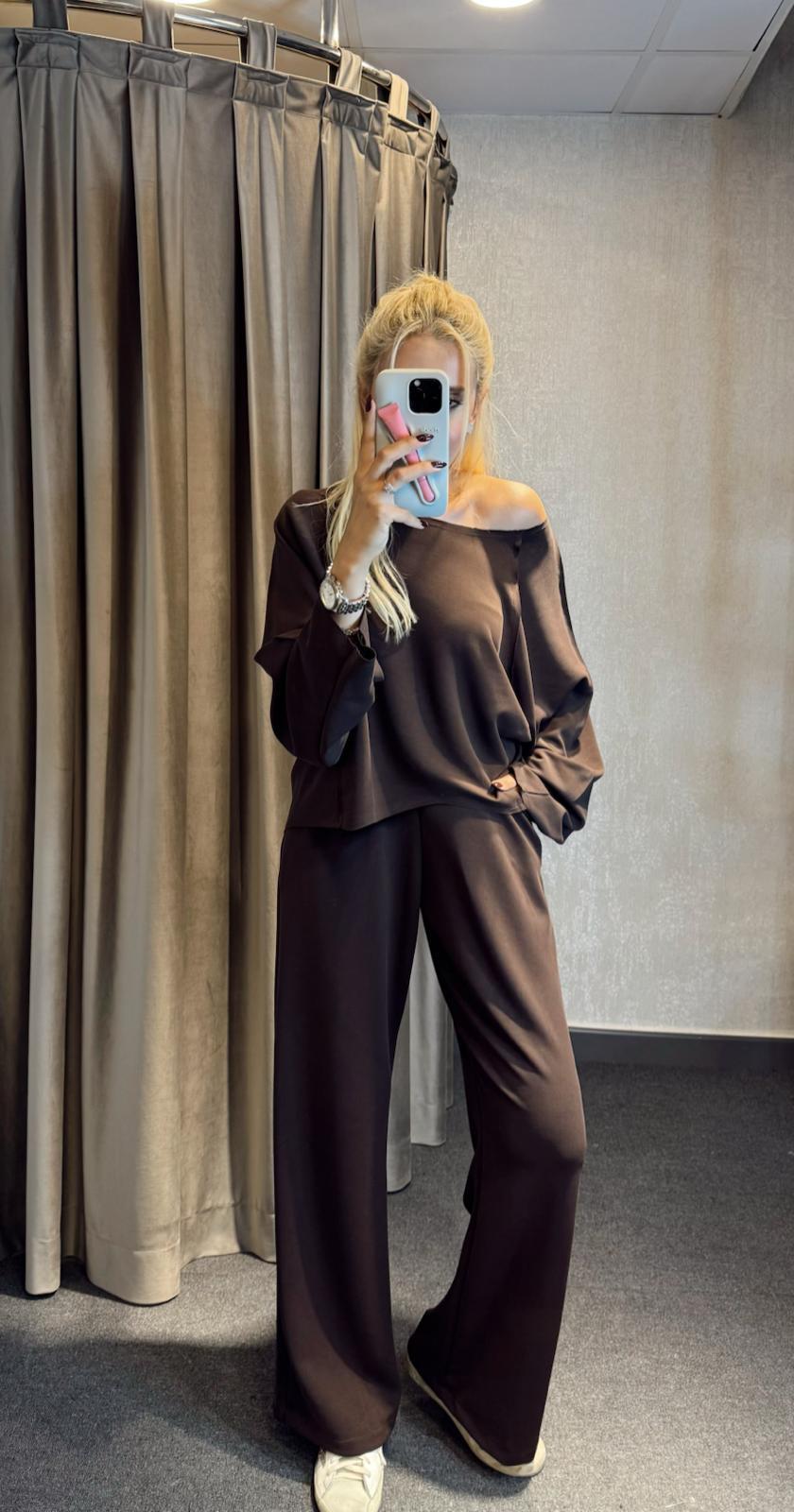ORJ MARKA ETİKETLİ OYSH MODAL TAKIM ACI KAHVE