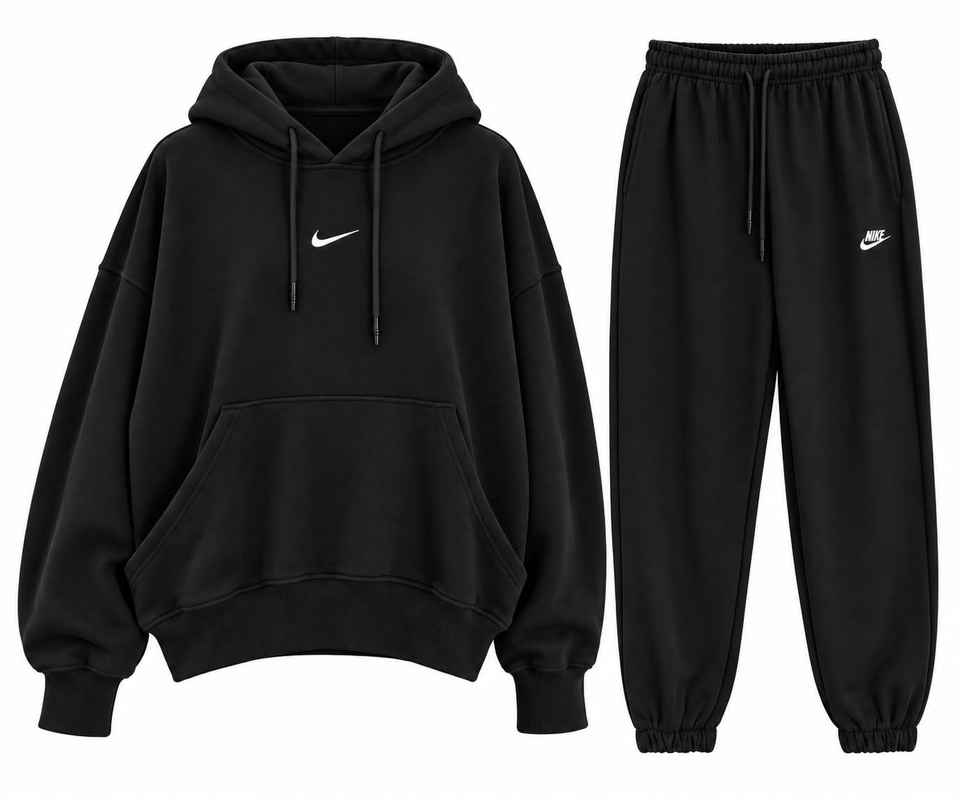 ORJ MARKA NK SİYAH SWEAT ESOFMAN TAKIM