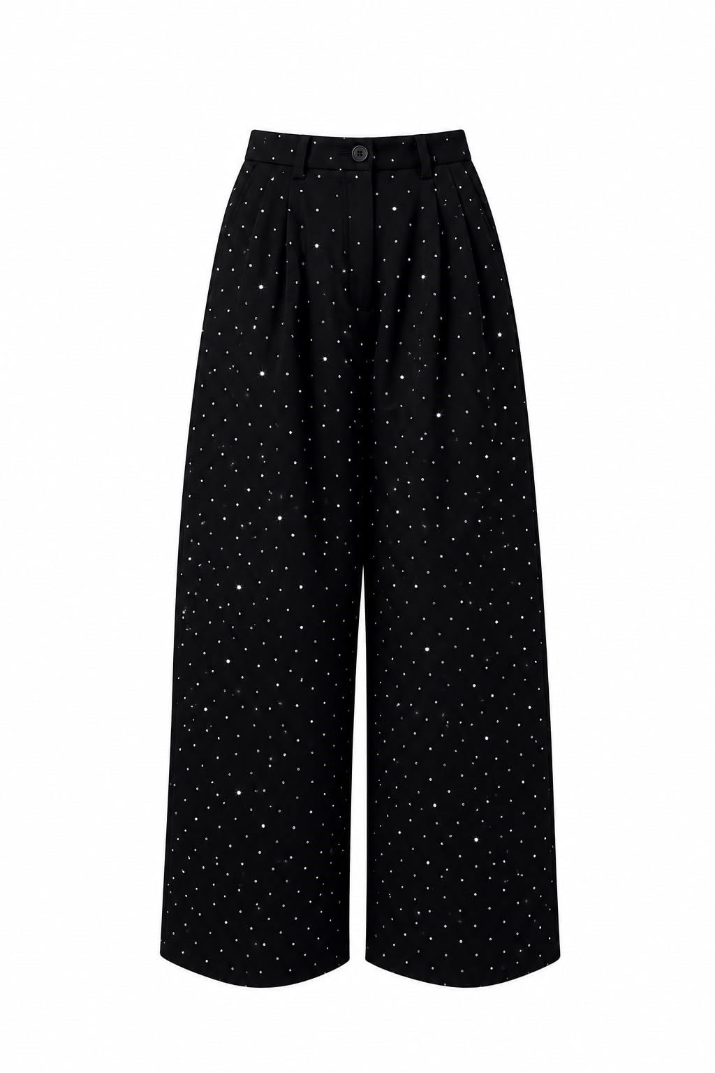 SİYAH İTHAL TAŞLI BALON PANTOLON