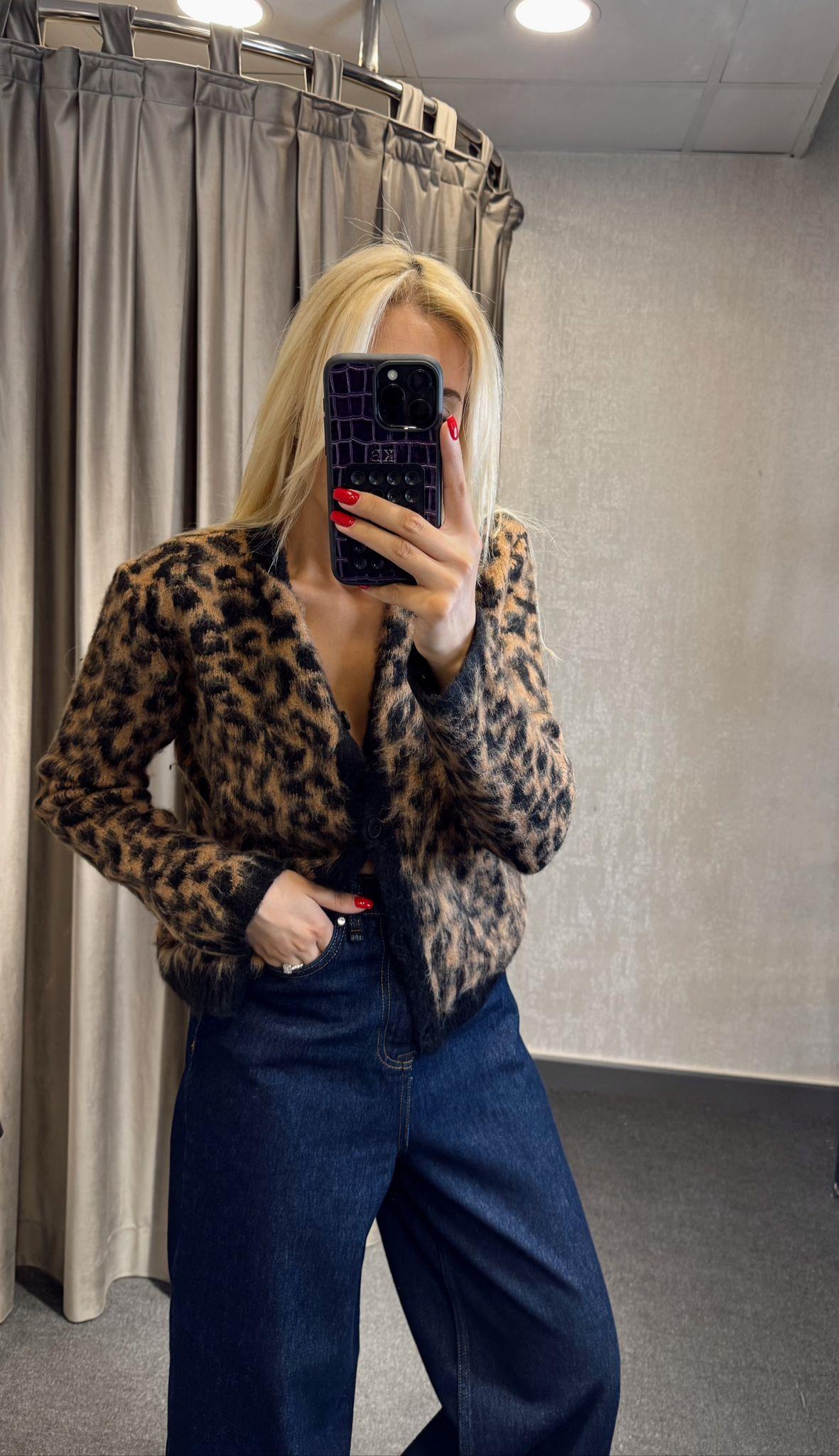 TÜYLÜ LEOPAR DESEN HIRKA MİX