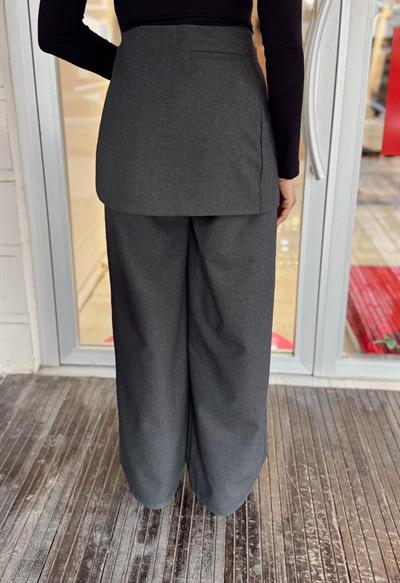 ANTRASİT TASARIM KLASİK KESİM KUMAŞ PANTOLON
