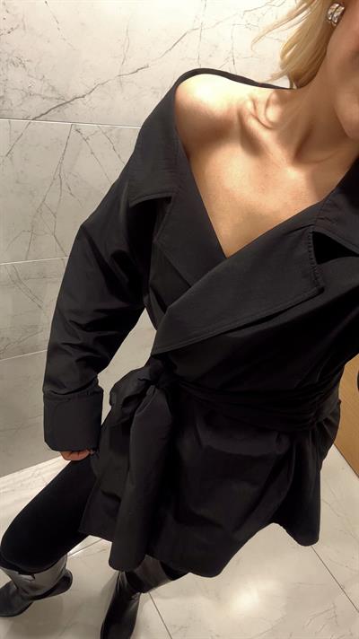 BAĞLAMA DETAYLI TASARIM OVERSİZE GÖMLEK SİYAH