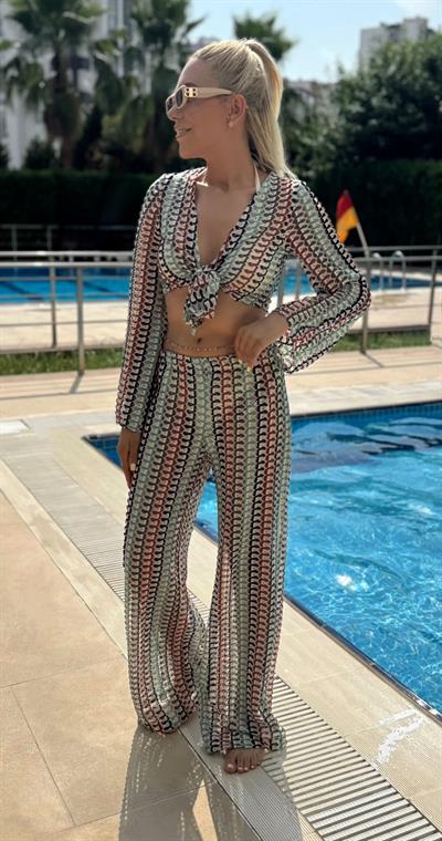 BAĞLAMALI KROŞE ÖRGÜ TAKIM