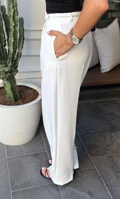 BEYAZ PALAZZO PANTOLON