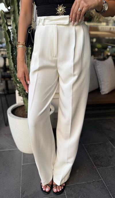 BEYAZ PALAZZO PANTOLON