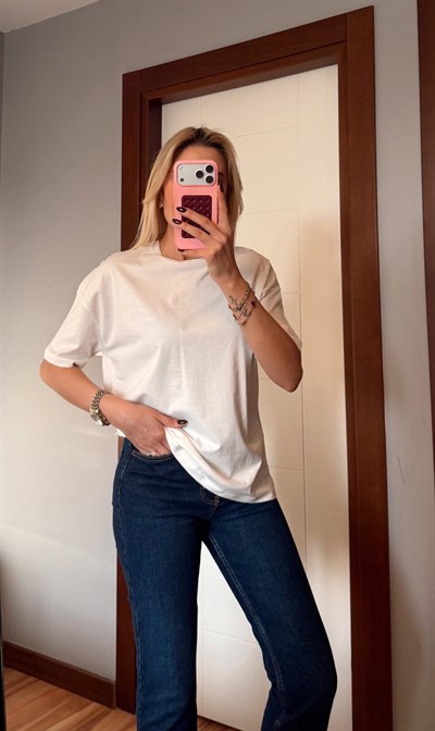 EKRU DİLVİN BASİC TSHİRT