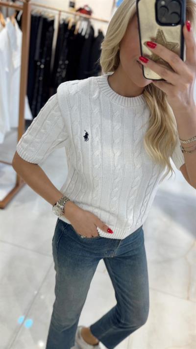 EKRU RAİKA KISA KOL TRİKO