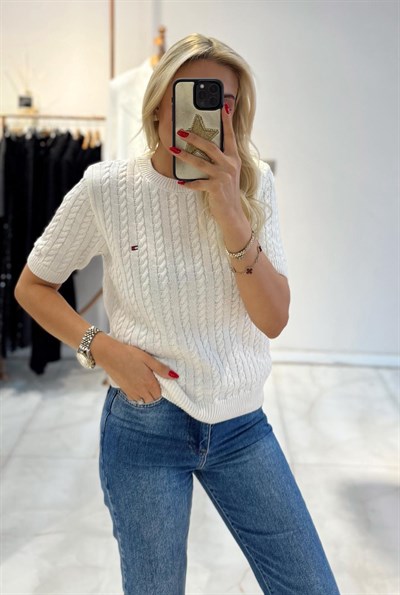 EKRU TOBY KISA KOL TRİKO