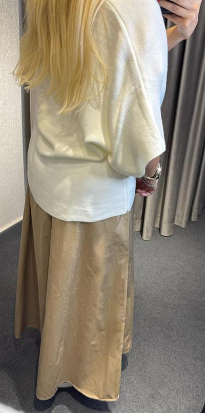 GOLD DÜĞMELİ HIRKA EKRU