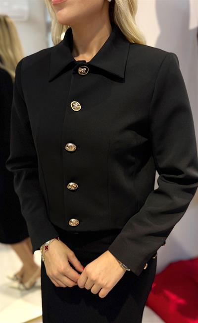 GOLD DÜĞMELİ KISA CEKET