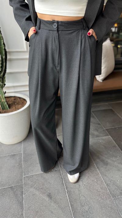 GRİ ORJ MARKA MASSİ PALAZZO PANTOLON