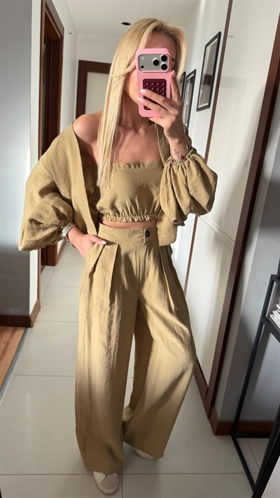 HAKİ TENSEL ÜÇLÜ TAKIM