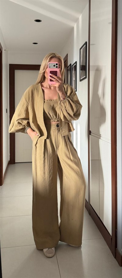 HAKİ TENSEL ÜÇLÜ TAKIM