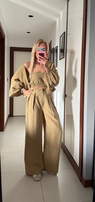 HAKİ TENSEL ÜÇLÜ TAKIM